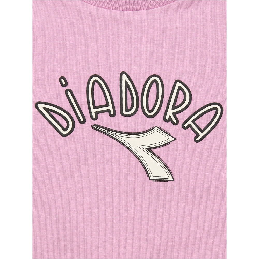 Koszulka dziewczęca DIADORA JG. T-SHIRT LS LOGO