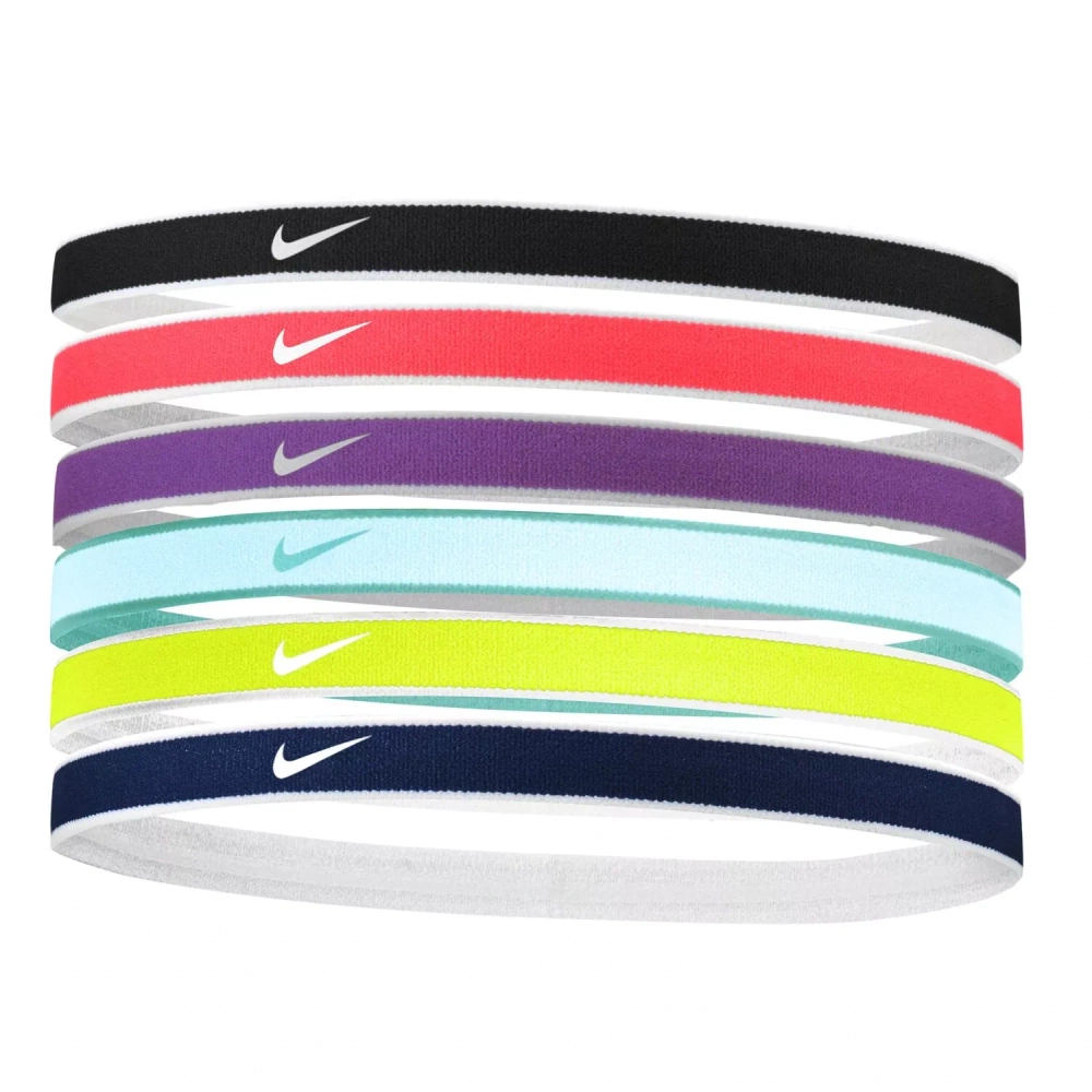 Opaska NIKE SWOOSH SPORT HEADBANDS 6 PK TIPPED