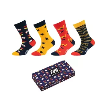 Skarpety dziecięce FUNSOCKS KIDS BACK TO SCHOOL SOCKS BOX 4P