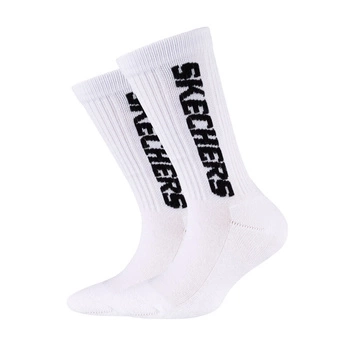 Skarpety dziewczęce SKECHERS GIRLS CUSHIONED TENNIS SOCKS 2P