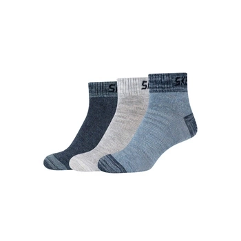 Skarpety chłopięce SKECHERS BOYS MESH VENTILATION QUARTER 3P